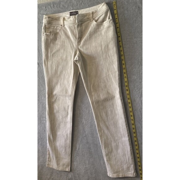 Chico’s Women’s Pants So slimming Strech Cream Casual Pant Size 0.5 - Picture 13 of 16